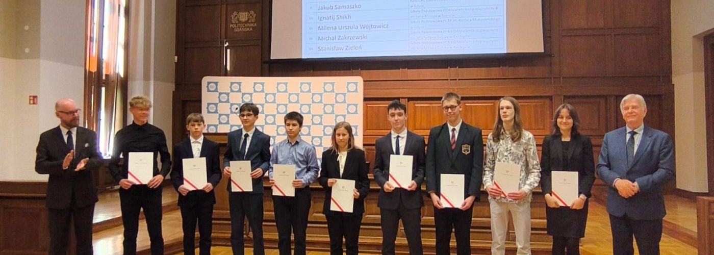 Sebastian Paszkowski laureatem Wojewódzkiego Konkursu Kuratoryjnego z fizyki