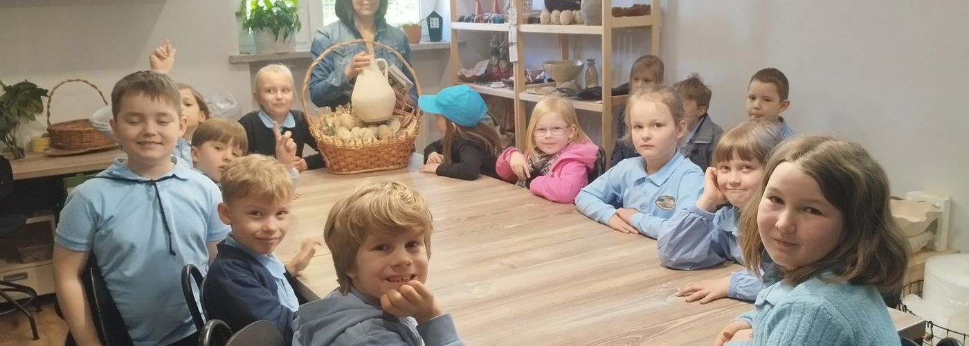 Wizyta uczniów klasy pierwszej w Fundacji Przystań