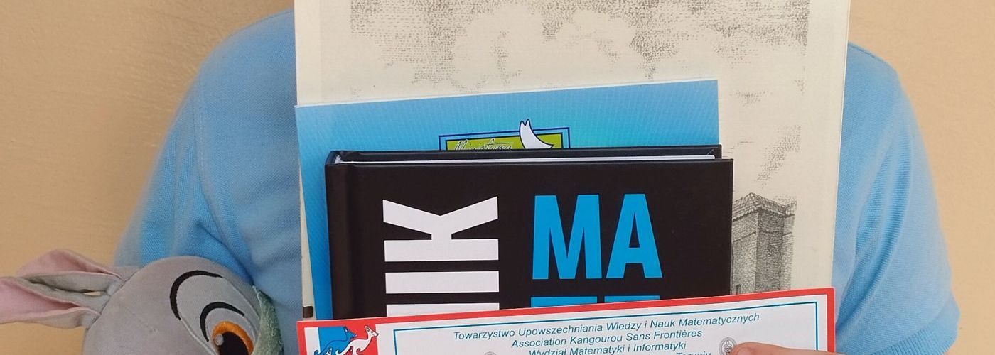 Wyróżnienie w Międzynarodowym Konkursie Matematycznym 