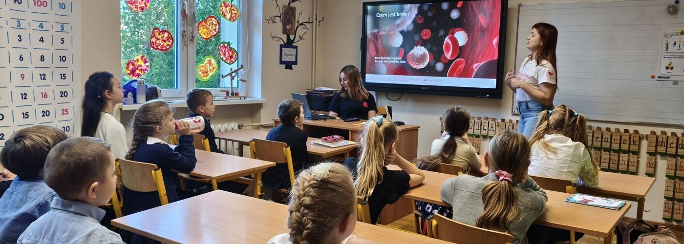 Ciekawa lekcja o krwi w klasach 1-3