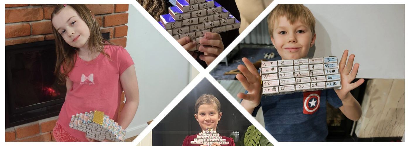 Rozpoczęliśmy adwent: uczniowie klasy II tworzą własne kalendarze