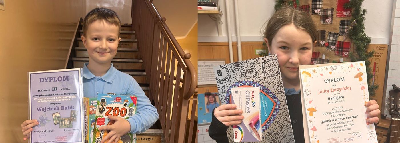 Sukcesy w konkursach plastycznych